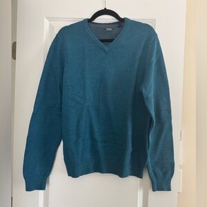 Izod Men's V-Neck Sweater in Teal